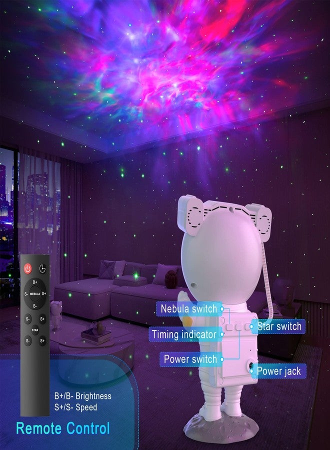 Fussion Star Projector Galaxy Light, Astronaut Light Projector Kids Night Light, Nebula Starry Sky Light Projector with Remote and Timer for Kids Adults Bedroom/Birthday/Party/Decoration - Image 5